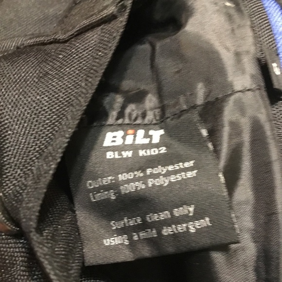 BILT 4 KIDS Black Dirt Bike Racing Pants With Armour - Picture 8 of 8